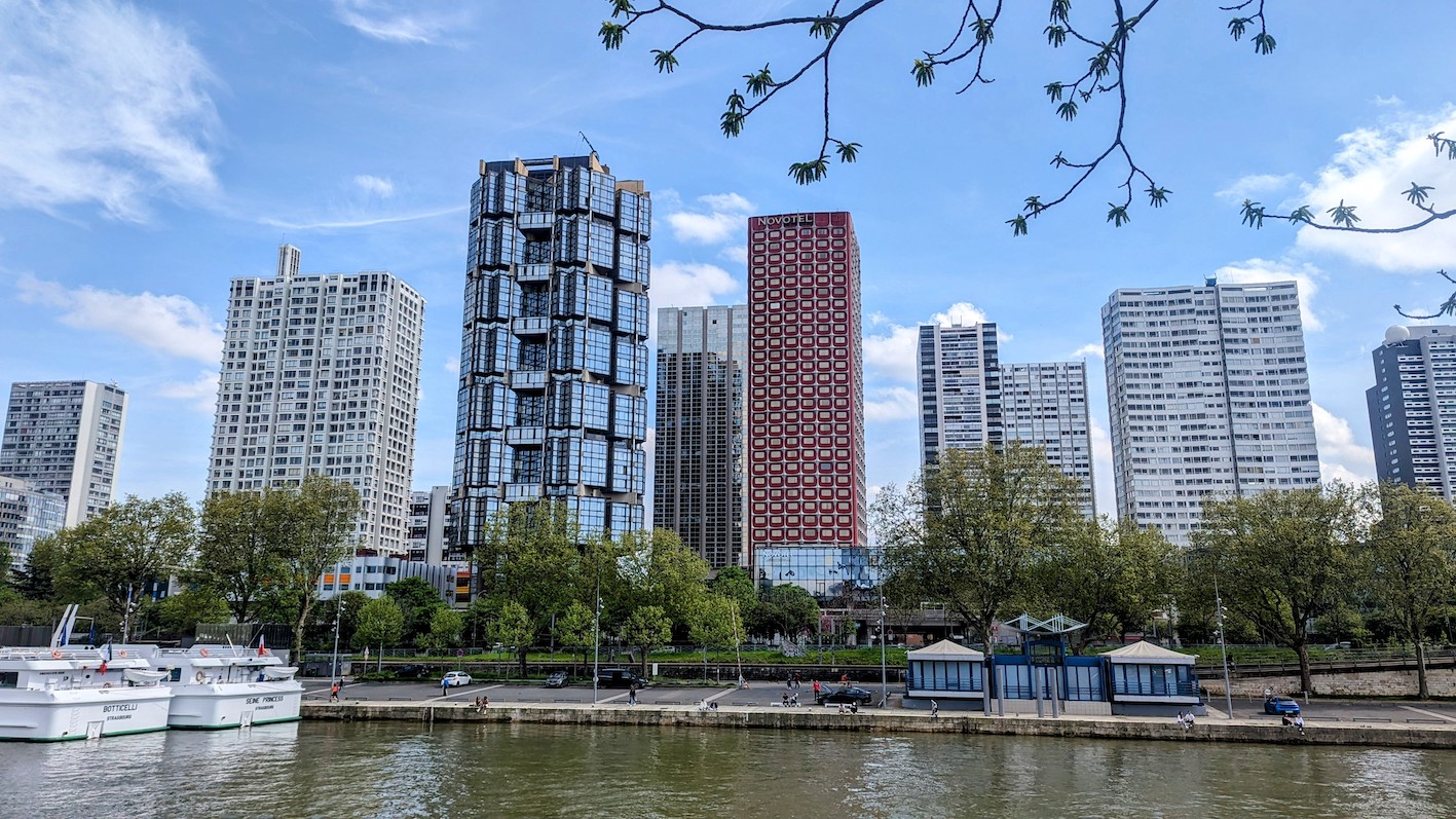 The towers of the Beaugrenelle district.