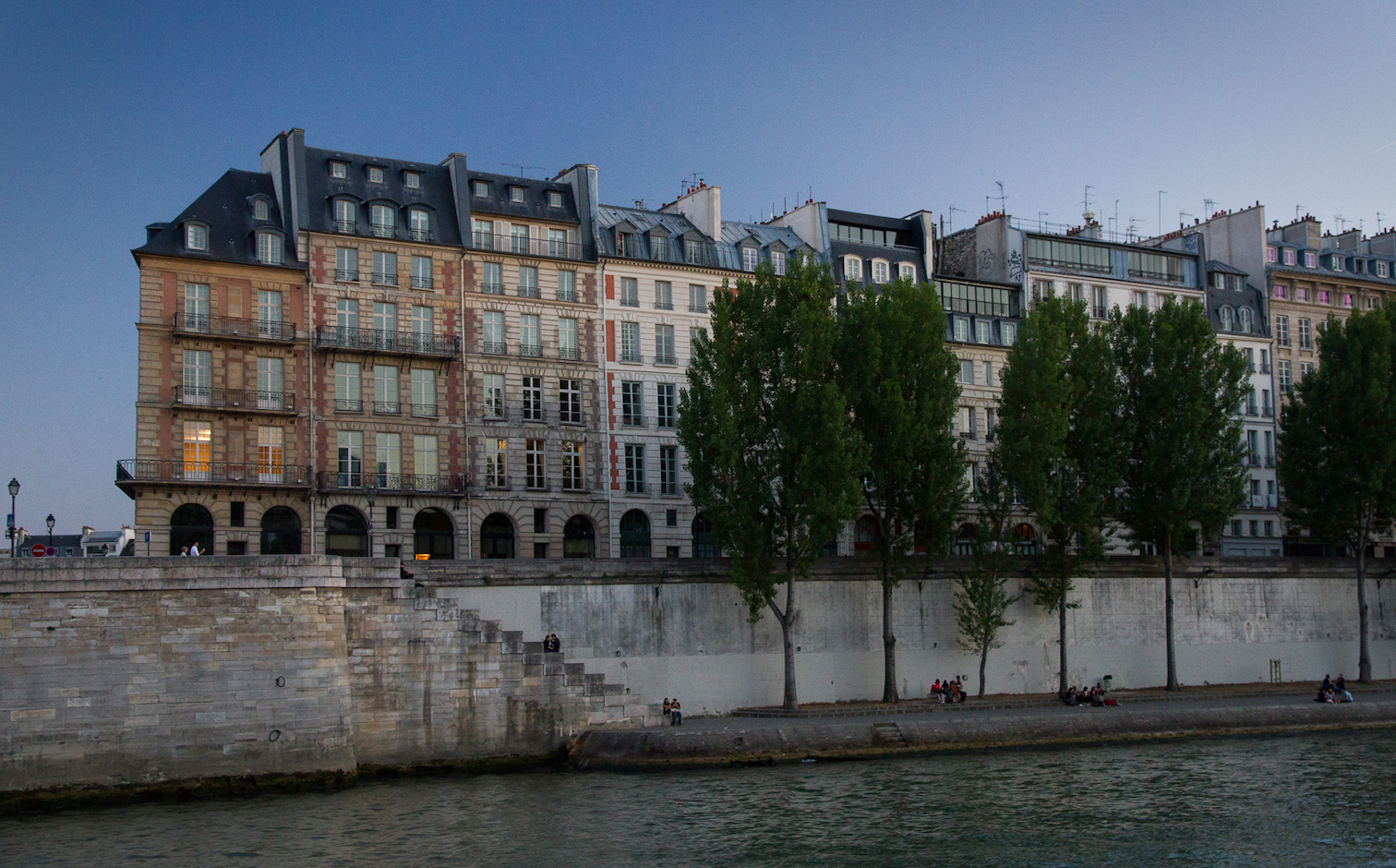 The Ile Saint Louis in Paris is one of the most expensive neighborhoods to stay in.